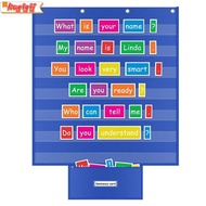 KUGIGIEI Classroom Pocket Chart, Educational Large Standards Pocket Chart, Durable Class Schedule Ch