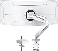 Heavy Duty Monitor Arm for Ultrawide Screen up to 49 inches,44 lbs,Gas Spring Desk Mount Stand, Prem