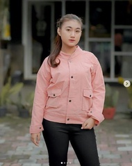 BPS Selly Jaket Parka Wanita - Jaket Semi Parka Wanita - Jaket Selly Big Pocket Wanita