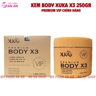 Kem Body XuKa X3 Trắng da 250gr Kem body trắng da Xuka X3 Premium Vip giúp da trắng nhanh không bết