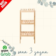 OANA Wooden Shelf 3/ Wooden Shelf / Multipurpose Shelf / Side Shelf / Box Shelf