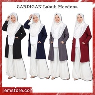 LONG CARDIGAN MUSLIMAH CARDIGAN | CARDIGAN LABUH MUSLIMAH OUTER WEAR | NEW AND STYLISH CARDIGAN