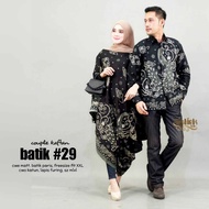 🔥 READY STOCK 🇲🇾🔥 BS Kaftan #29 Set Couple kebaya batik ( baju kaftan + kain batik pario) kebaya nikah bridesmaid kebaya viral