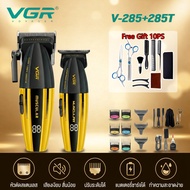 VGR V-285T ปัตตาเลี่ยนไร้สาย ตัดผมชาย 9000RPM แบต 2000mAh ชาร์จ USB ใช้ได้ 200 นาที
