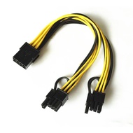 8 PIN TO 2X8 PIN Y CABLE POWER SUPPLY CABLE GRAPHIC CARD CABLE CONVERTER HIGH QUALITY GOOD QUALITY