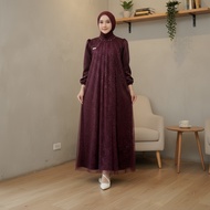 AZKANA BATIK - NEWEST Eid Gamis 2026 Elegant Luxury Gamis Party Dress Latest Model Eid Outfit 2026