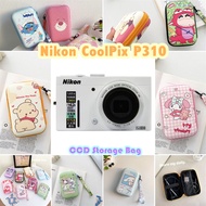 【New product】For Nikon CoolPix P310 CCD Camera Storage Bag 10x16.2cm Size Interesting Cartoon with W