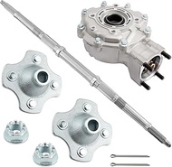 Rear Differential Assembly & Axle Shaft & Wheel Hub Compatible With 1988-2000 Honda TRX300 TRX300FW 