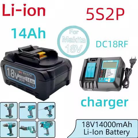 5S2P 14000mAh 21700 original makita18V BL1830 lithium-ion rechargeable power tool battery 21V BL1860