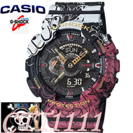 Casio_G-Shock  ONE PIECE GA-110JOP-1A4PR  นาฬิกาสปอร์ตแฟชั่น กันน้ำ ยอดนิยม