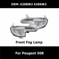 9670476280 6208W2 9673185980 6206W2 9670476180 Auto Replacement Parts Front Fog Lamp For Peugeot 508 Lighting System