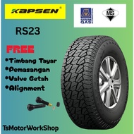 KAPSEN RS23A/T 4X4 (15inch,16inch,17inch,18inch,20inch)FREE VALVE GETAH SETIAP 1BIJI PEMBELIAN TAYAR