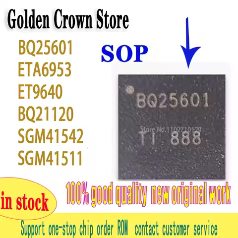10PCS/LOT ETA6953 BQ21120 BQ25601 SGM41511 SGM41542 ET9640 For Huawei Xiaomi Enjoy 20 Redmi note9 ch