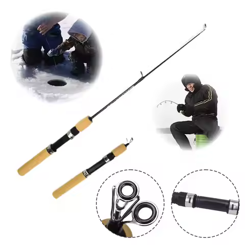 1Pcs Ice fishing rod Shrimp rod Luya fishing rod Ice fishing rod Shrimp rod Fishing rod Weihai fishi