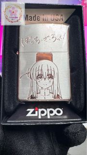 🔥Zippo🔥2024年 日版 《孤獨搖滾！》後藤一里 C款@紫銅 鍍銀雙面雕刻 紀念收藏版 鍍銀打火機