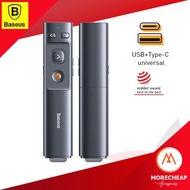 ถูก/แท้Baseus รีโมทพรีเซนไร้สาย Type c + USB Wireless Remote Control Presentation Laser Pointer PPT 