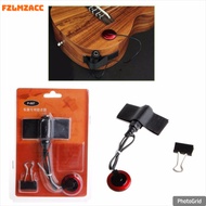Piezo Professional Pickup Acoustic Guitar Microphone 6.35mm - P-007 - Black