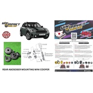 MINI COOPER  R55 R56 R57 R58 R60 ABSORBER MOUNTING BUSH SET 3PCS WIN IMPACT PRODUCT JAPAN ORIGINAL 