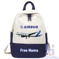 AIRBUS A320 CHILDREN'S BACKPACK WITH FREE NAME