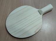 中直桌球拍 日本檜木實木拍 (手工自製) 實木桌球拍