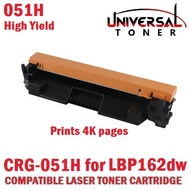 Compatible Canon 051H Black (CRG-051H/ Cart 051H 051) Toner ( Prints 4k pages) / CART051H for  LBP16