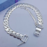 Original silver925 bangle for men pure silver perak tulen gelang lelaki(TP 300)