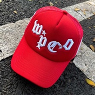 MERAH WRPLN Trucker Hat Redco Red / net Hat / flower Hat / men's and women's Hat