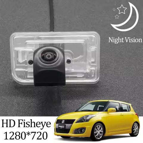 Owtosin HD 1280*720 Fisheye Rear View Camera For Suzuki Swift/Swift sport ZC32S ZC72S ZC82S 2010-201