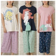 (現貨白色) 日本🇯🇵Little Mermaid Flounder 小魚仙 小胖 涼感 居家服 睡衣