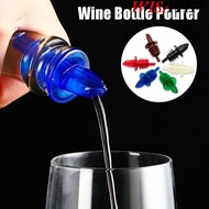 Wine Bottle Stopper, No Leakage Rubber Wine Dispenser, Durable Random Color Threaded Design Whiskey