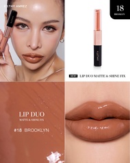 ของแท้ พร้อมส่ง รุ่นใหม่ล่าสุด KATHY AMREZ LIP DUO MATTE & SHINE FIX ลิปดูโอ แมทแอนด์ชายน์ ฟิกซ์ ลิป