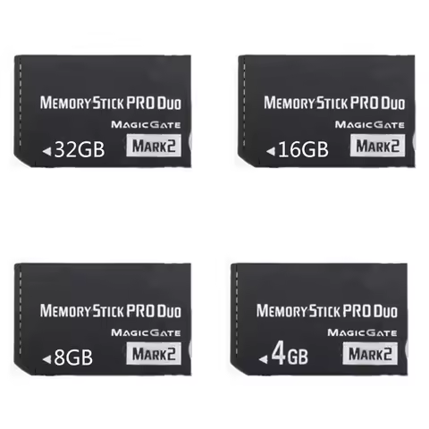 1PC Memory Game Cards 4GB/8GB/16GB/32GB Fit for PSP1000/2000/3000 Memory Stick Pro MS PRO Duo Memory