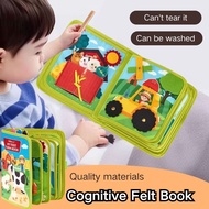 Baby Toy Farm Sensory Book Montessori Busy Early Education Book for Baby