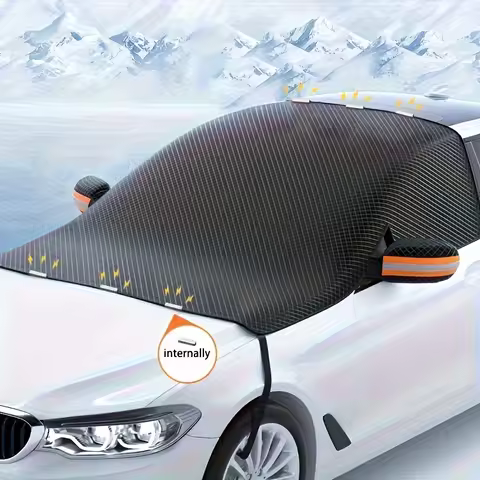Magnetic Car Windshield Snow Cover Oxford Cloth Thickened Anti-Freeze Heat-Resistant Sun Shade | 24-