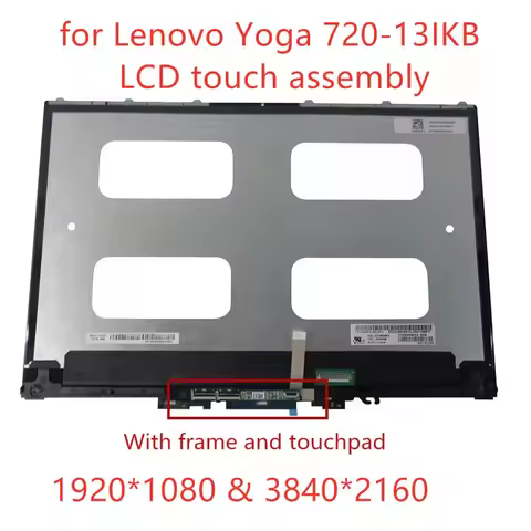 For Lenovo Yoga 720 13IKB LCD SCREEN Touch digitizer assembly FHD 1920X1080 P/N ST50M60357 13.3" For