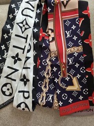 LV silk twilly