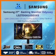 Samsung 27" Odyssey OLED G6 | G61SD QHD | 240Hz Gaming Monitor | LS27DG610SEXXS