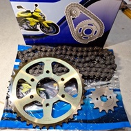 GEAR SET PULSAR KAWASAKI 200NS / NEWEST BAJAJ KAWASAKI 200NS (ZOFA) CHAIN GEAR