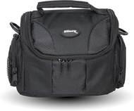 Medium Soft Padded Digital SLR Camera Travel Case/Bag with Clip-on Detachable and Adjustable Strap f