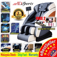 New ADSports L1 Zero Gravity Full Body Airbags 145CM Movement Double Track Rail Massage Chair Massager Kerusi Urut