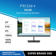 PRISM+ W240 | 24" IPS 100Hz Productivity Monitor Gaming Monitor [1920 x 1080]