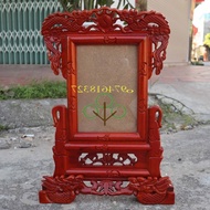 Dragon photo frame, incense wood photo frame - worship photo frame, 4 photo sizes 18x24/21x31/25x35/