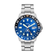 Fossil FS5991 Blue GMT Mens Watch 46 mm นาฬิกาผู้ชาย นาฬิกาข้อมือผู้ชาย