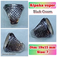 Super alpaca burnt alpaca agate ring.02