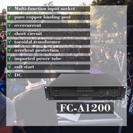 SHUOYI Professional Power Amplifier 2 Channels 600W Home Theater KTV - FC-A1200 -EN88-