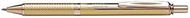 Pentel EnerGel Alloy RT Retractable Liquid Roller Gel Pen - Metal Barrel 0.7mm - Gold Body Blue Ink