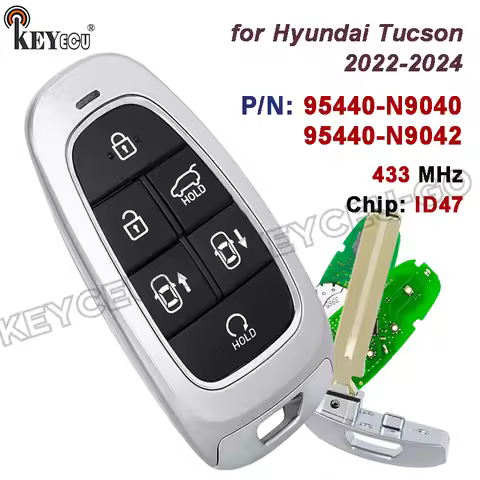 KEYECU 433MHz ID47 Chip 95440-N9040 95440-N9042 TQ8-FOB-4F44 for Hyundai Tucson 2021 2022 2023 2024 