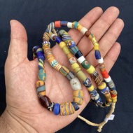 Vintage African Sandcast Glass Trade Beads 4–10mm | Handmade Recycled 4–10mm