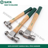 SATA HICKORY HANDLE BALL PEIN HAMMER / 0.5LBS / 1.0LBS / 1.5LBS / 2.0LBS / 2.5LBS