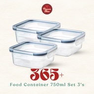 Food Container 365+ | 750ml Food Storage Set - 3's